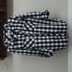 Michael Kors size 14 Plaid Gingham Checker button down